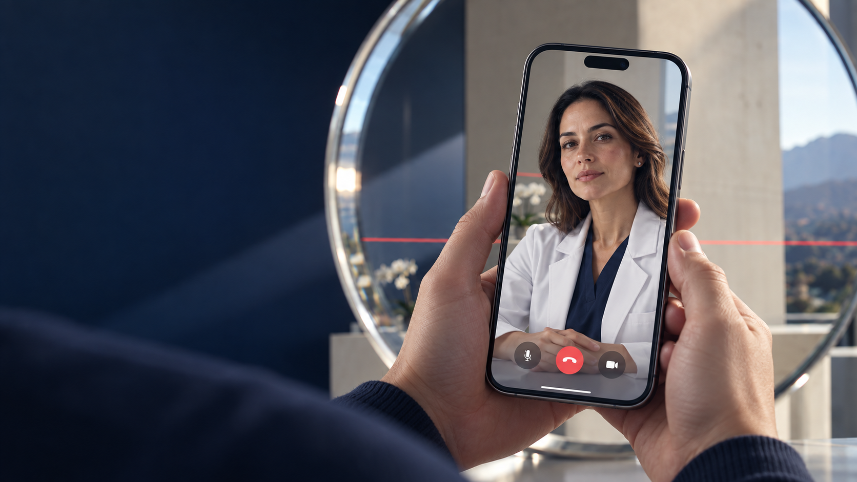 Consulta médica de Telemed CR por videollamada